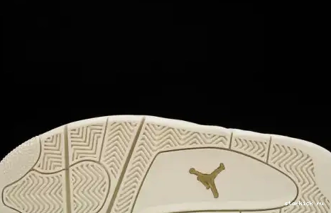Jordan Gold Metallic AQ9129-170 AQ9129-170 Retro 4 0506